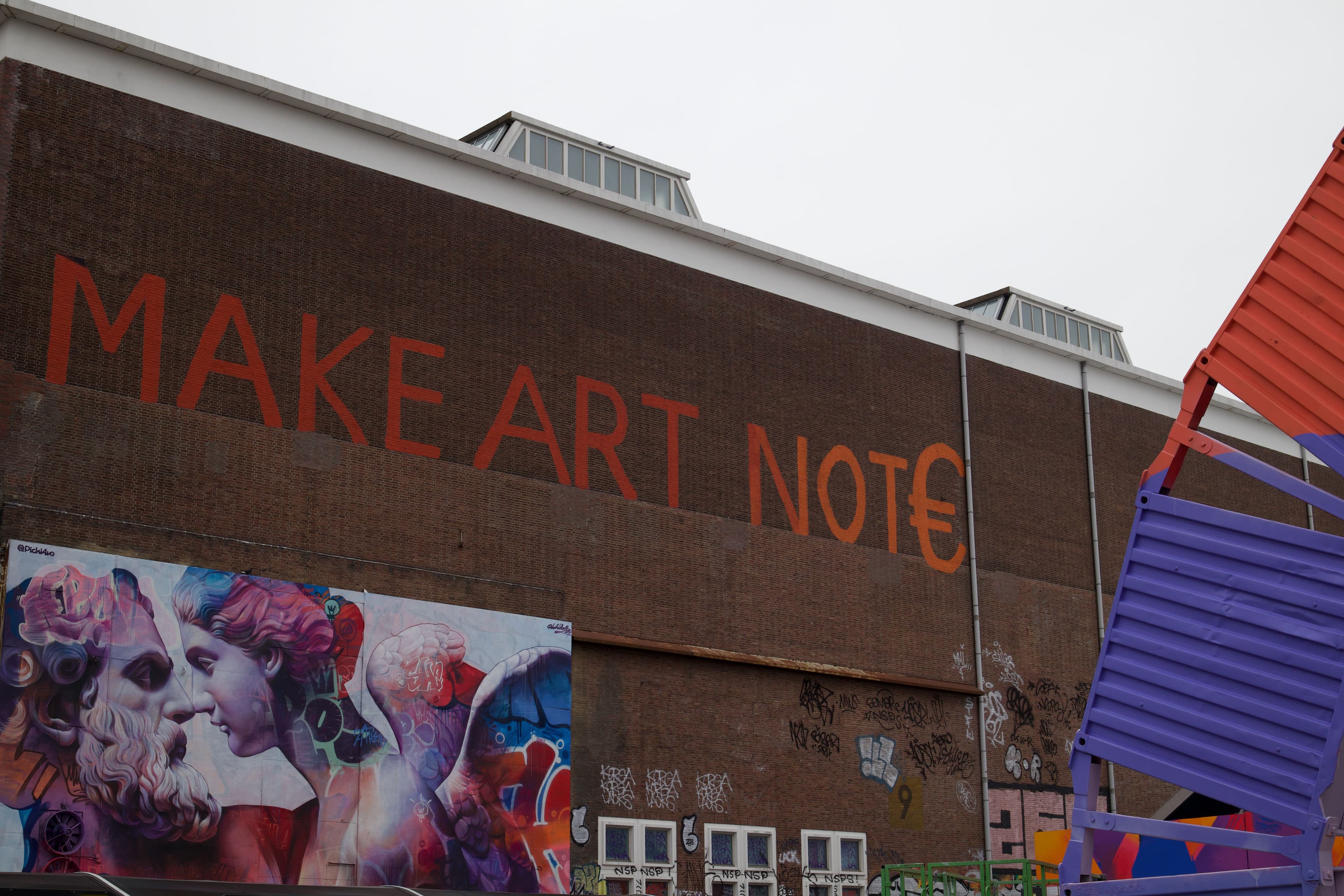 Murals and Street art at NDSM in Amsterdam Noord
